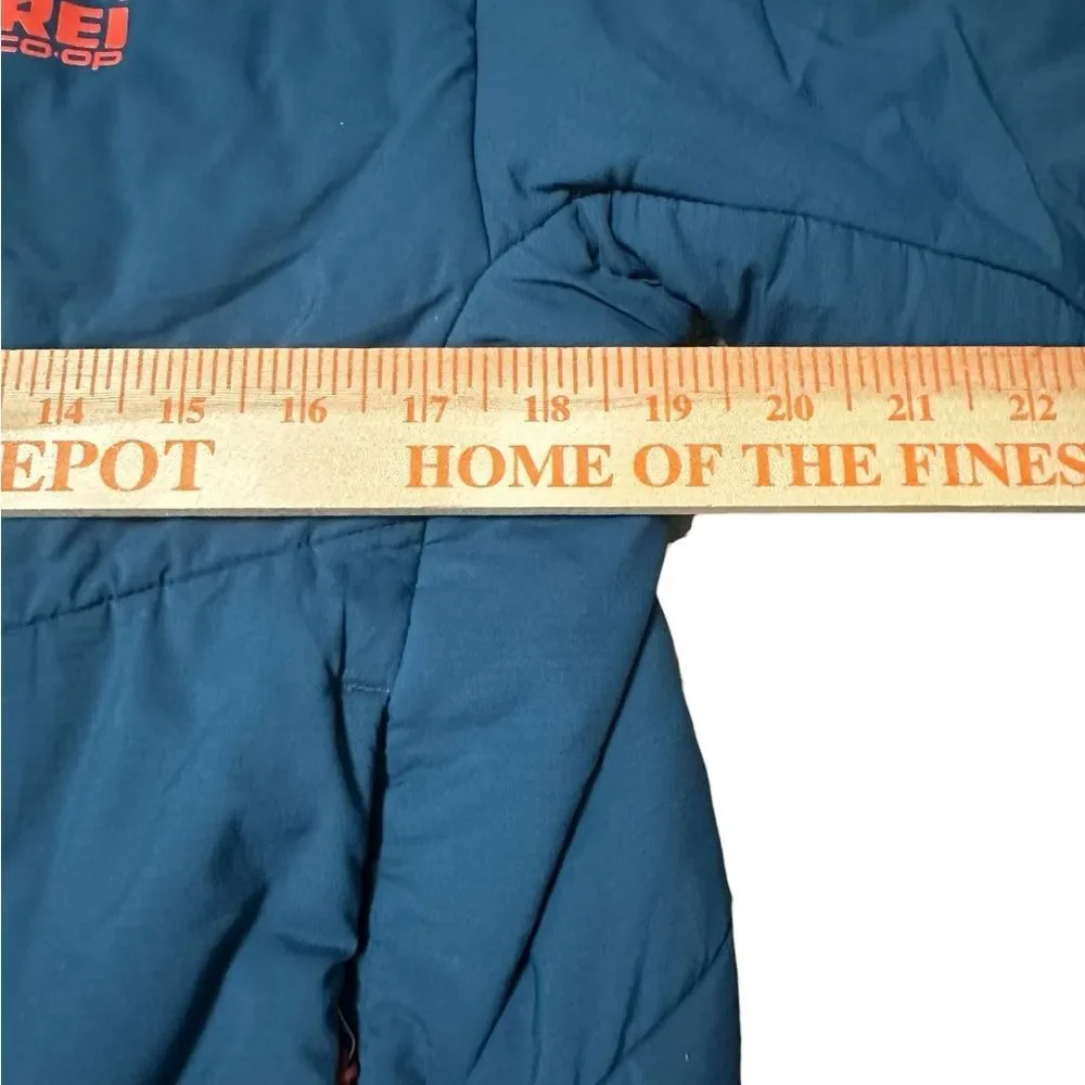 REI Co-op PrimaLoft Insulated Jacket Men’s Small Blue Orange Full Zip